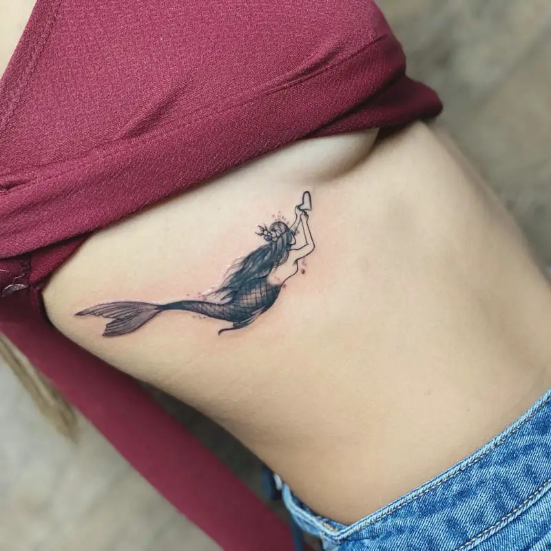 Mermaid Ocean Tattoo 3