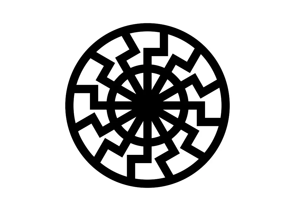 Norse Sonnenrad Symbol