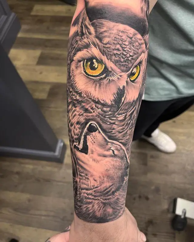 50 of the Most Beautiful Owl Tattoo Designs and Their Meaning for the  Nocturnal Animal in You  Owl tattoo Owl tattoo design Hip tattoos women