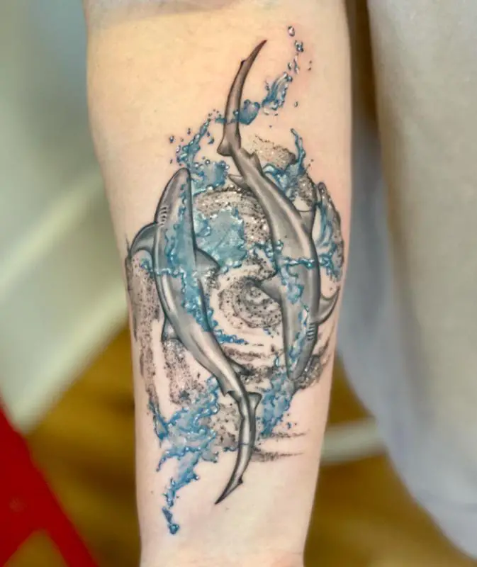 Shark Ocean Tattoo 2