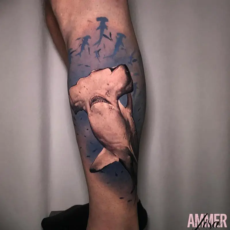 Shark Ocean Tattoo 4