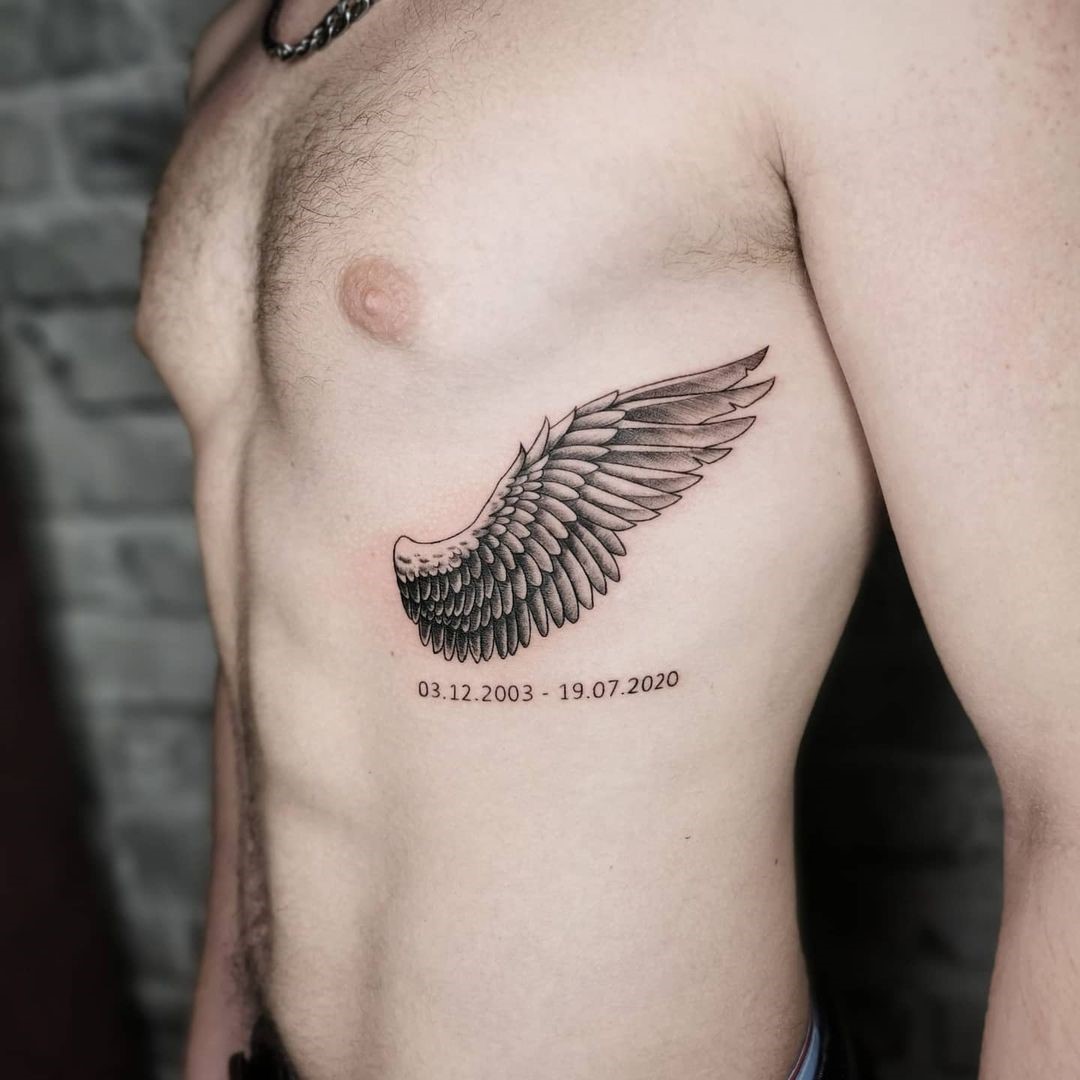 Rose W/ Side Angel Wings Tattoo Forearm - Tattoo Ideas and Designs | Tattoos .ai