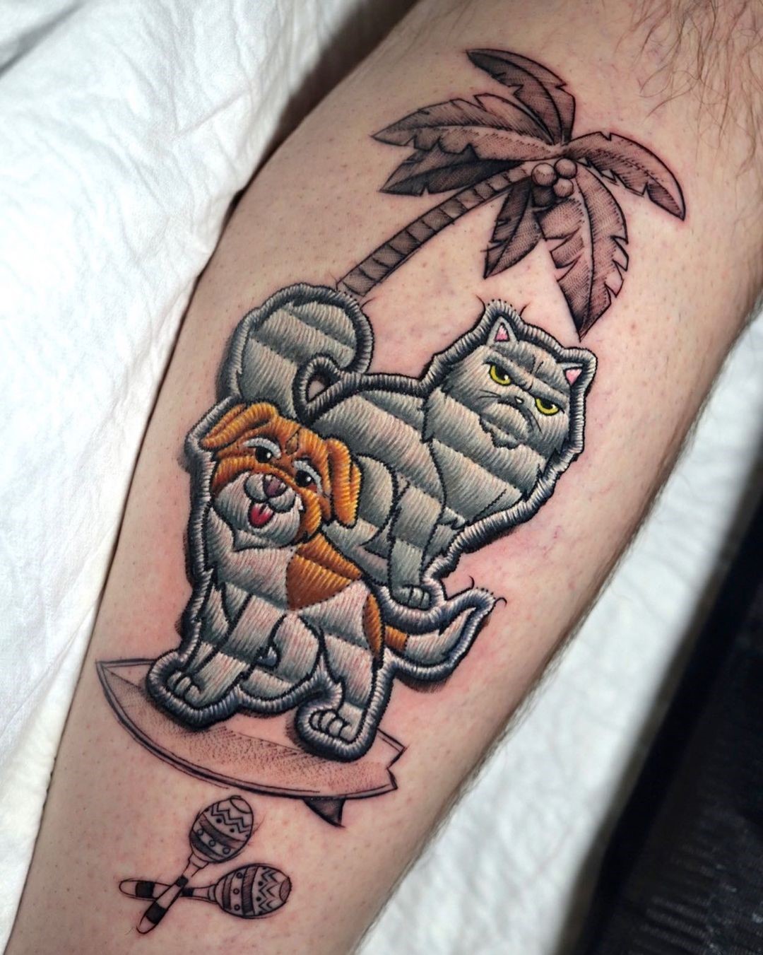 Dog & Cat Tattoo