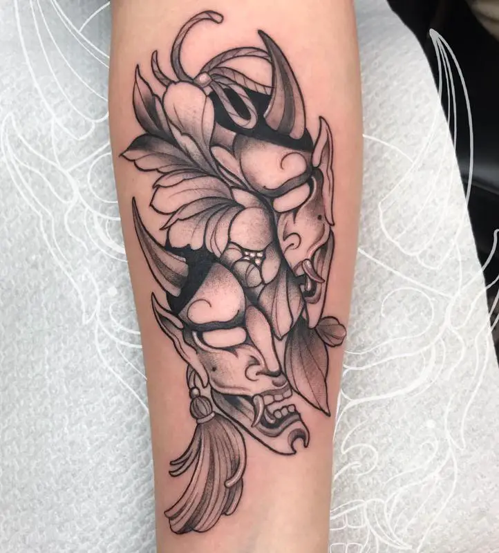 Hannya Mask Tattoo Meaning