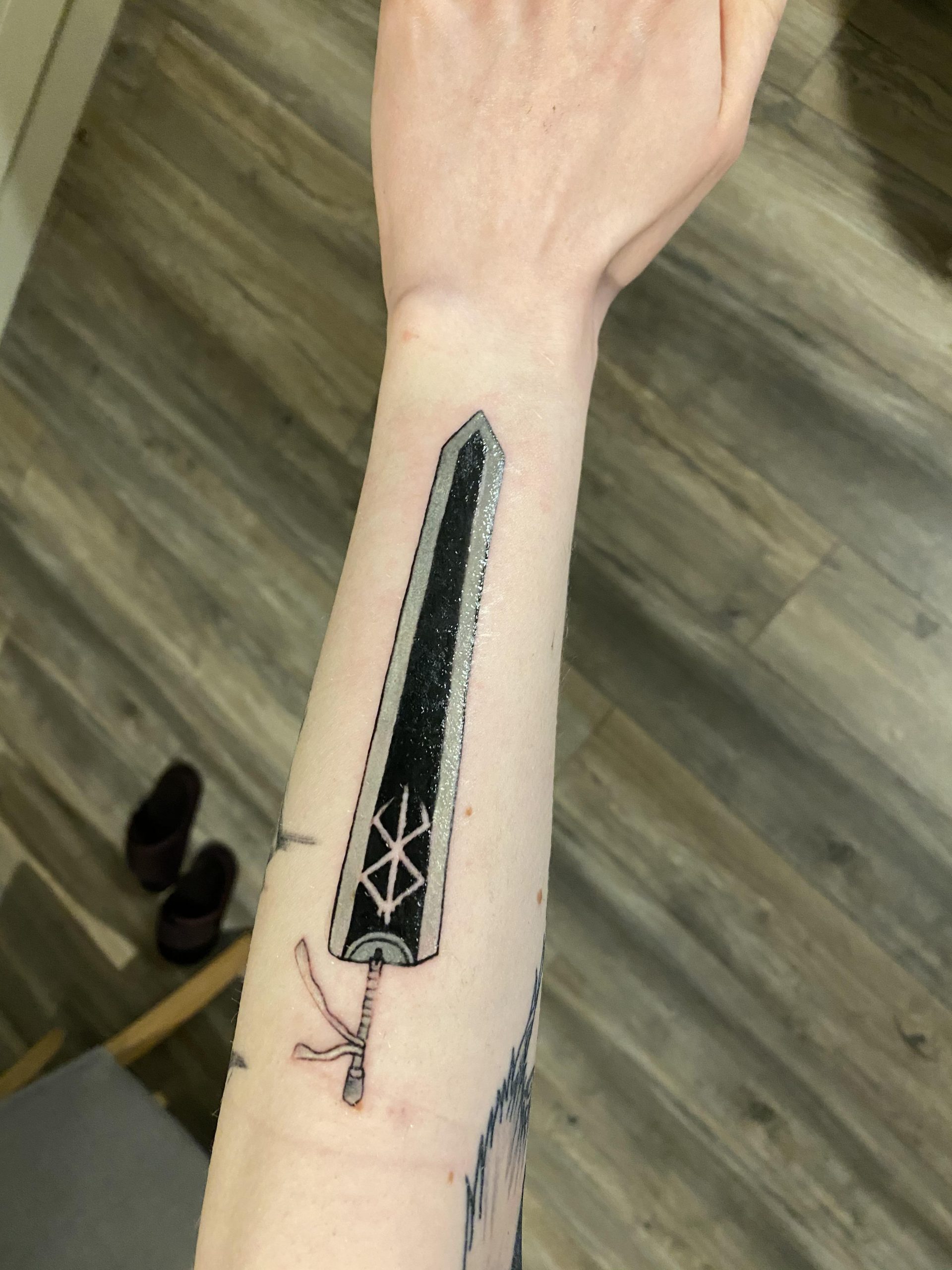 Dragon Slayer Sword Tattoo 3