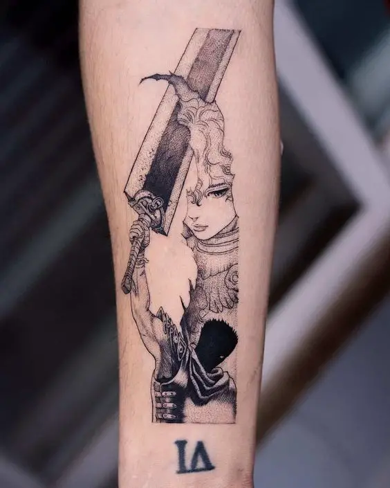 Dragon Slayer Sword Tattoo 4