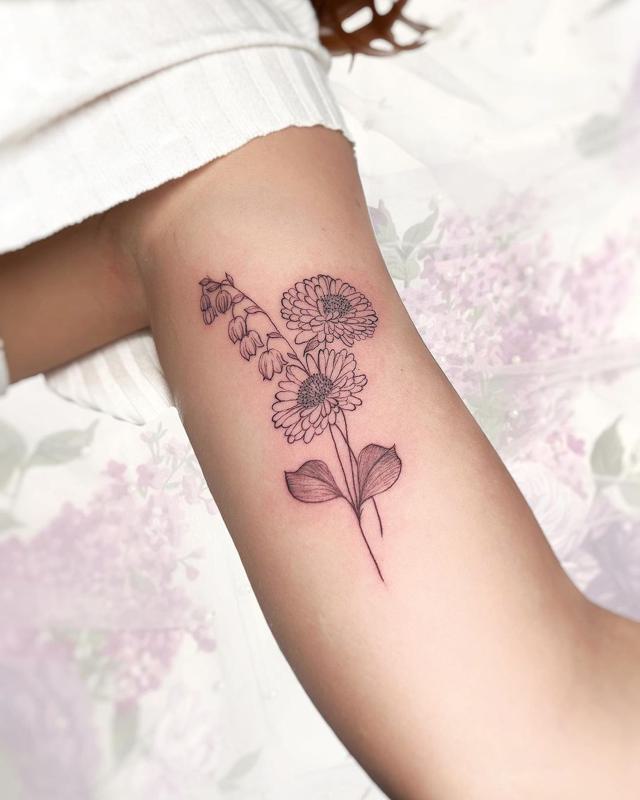 Details 93+ about birth flower for september tattoo unmissable -  .vn