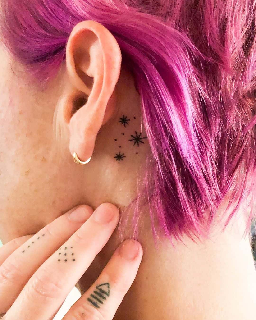 Behind The Ear Tattoos: How Much Do They Really Hurt? - Saved Tattoo