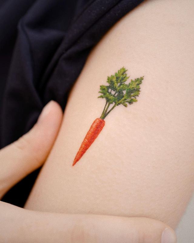 The Cutest Fruits and Veggies Tattoo Designs 3