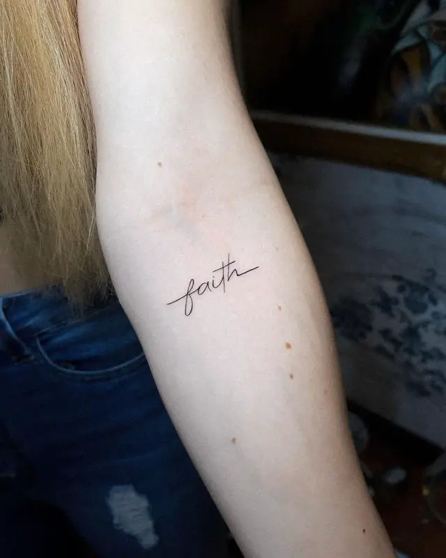 Faith Tattoo 3