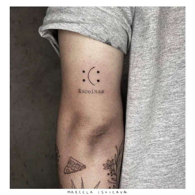 Tattoo symbol for mental illness