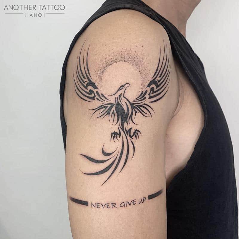 Phoenix tattoo design 2