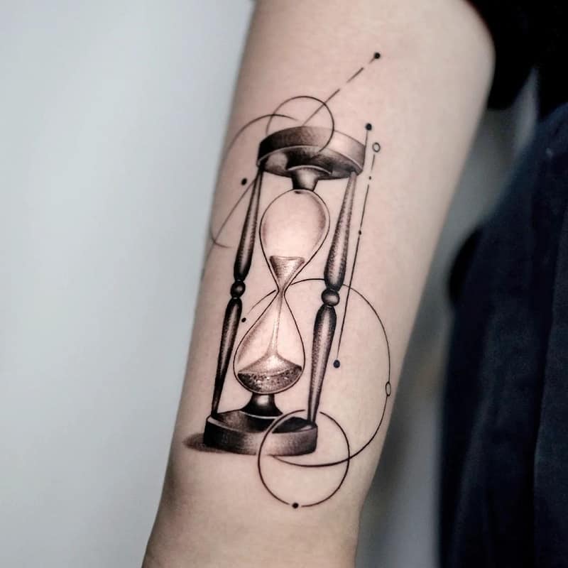 Hourglass tattoos